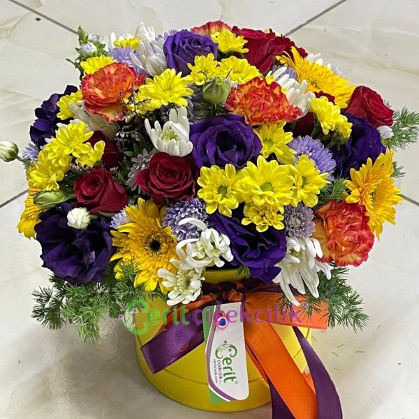  Kemer Çiçekçiler Renkli Kutu Arajman